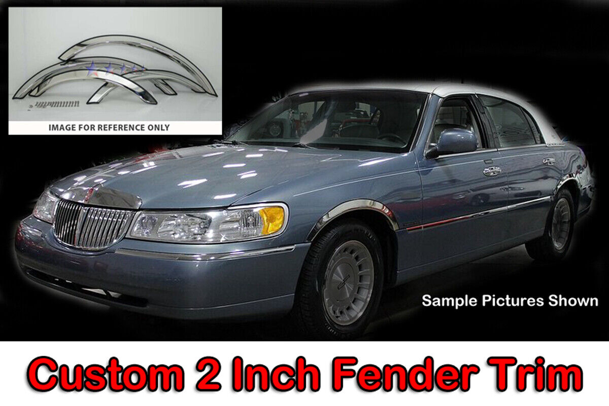 Chrome Fender Molding 4-Piece Chrome Fender Trim Set For 2008-2012 Ford Escape - Polished Stainless Steel 2012 Ford Escape Fender Trim - Foto 2